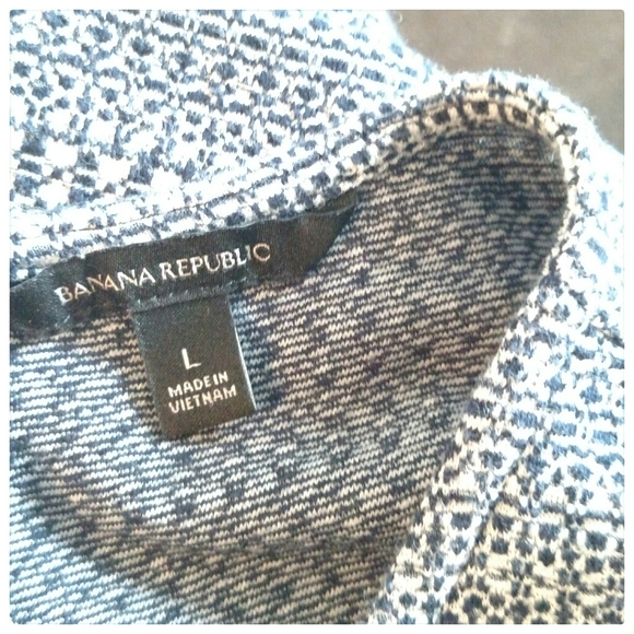 3/$20 Banana Republic Navy Knit Sweater Tank - Picture 5 of 5